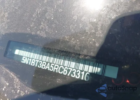 2024 Nissan Rogue Sv Fwd z USA, uszkodzony, nr VIN 5N1BT3BA5RC673316